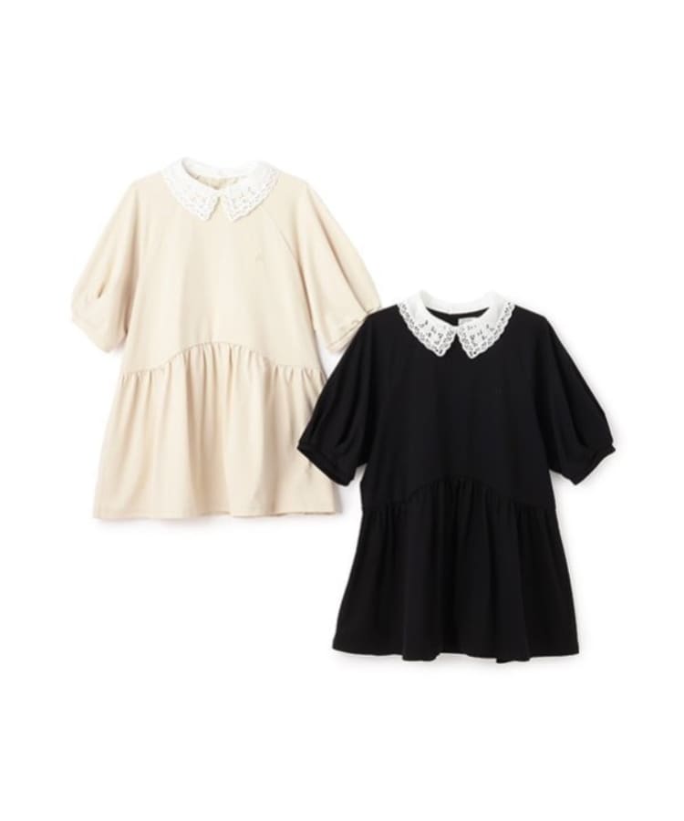 ポンポネット アミ(POM PONETTE AMI)の【AMI】【接触冷感】刺しゅう衿ペプラムカットプルオーバー8