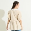 ポンポネット アミ(POM PONETTE AMI)の【AMI】【接触冷感】刺しゅう衿ペプラムカットプルオーバー14