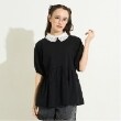 ポンポネット アミ(POM PONETTE AMI)の【AMI】【接触冷感】刺しゅう衿ペプラムカットプルオーバー15