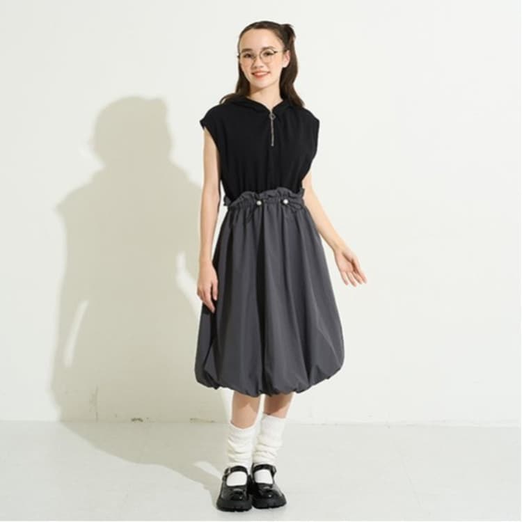 ポンポネット アミ(POM PONETTE AMI)の【AMI】【WEB限定】ドッキングバルーンワンピース ミドルワンピース