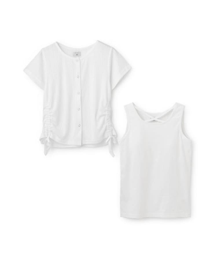 ポンポネット アミ(POM PONETTE AMI)の【AMI】【WEB限定】脇ドロスト×カップ付インナー2