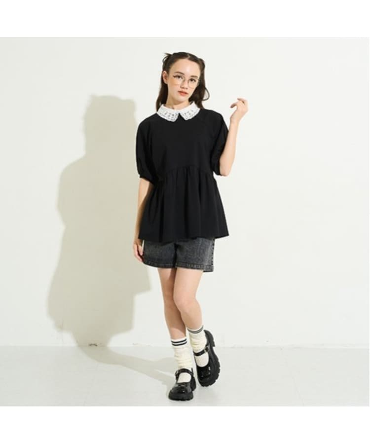 ポンポネット アミ(POM PONETTE AMI)の【AMI】ダメージデニムショートパンツ15