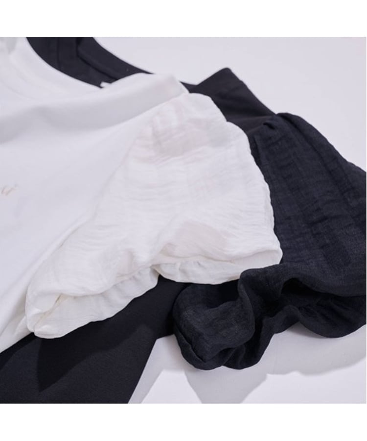 ポンポネット アミ(POM PONETTE AMI)の【AMI】【接触冷感】バルーンスリーブTシャツ13