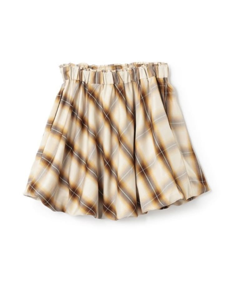 ポンポネット アミ(POM PONETTE AMI)の【AMI】チェックバルーンスカート×インナーパンツセット1
