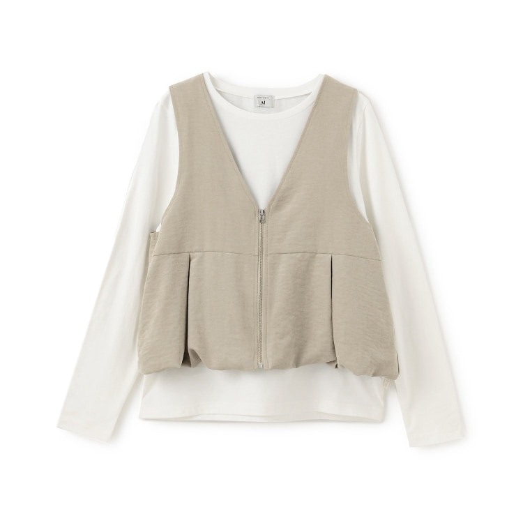 ポンポネット アミ(POM PONETTE AMI)の【AMI】バルーンベスト×ロンTセット Ｔシャツ