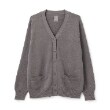 ポンポネットジュニア(pom ponette junior)の*Vネックカーディガン チャコールグレー(013)