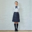 ポンポネットジュニア(pom ponette junior)の*綾織ウールチェックリボンタイ8