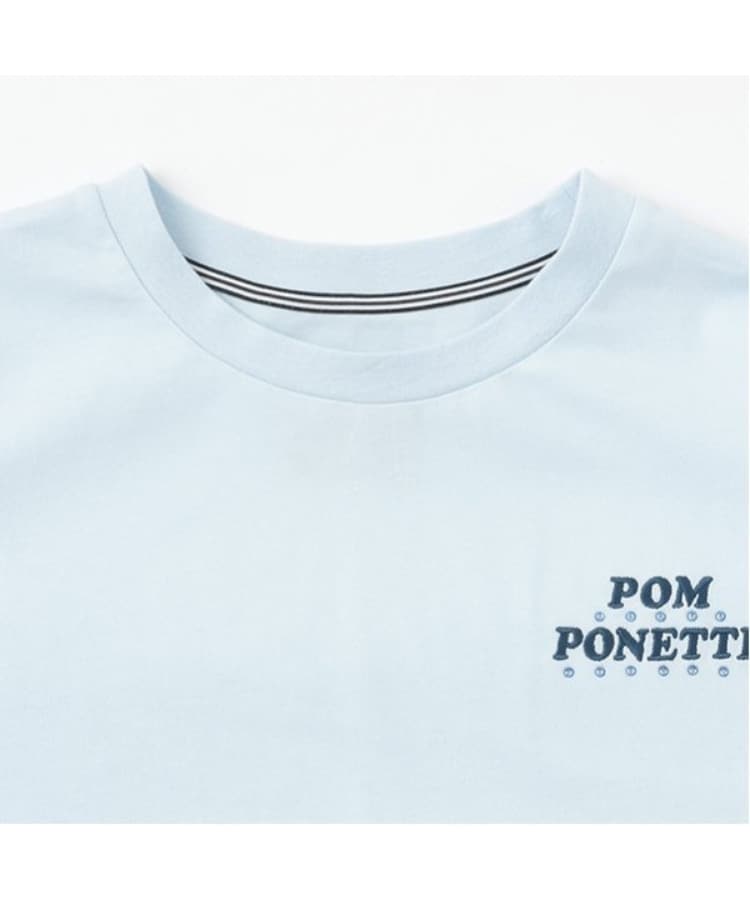 ポンポネットジュニア(pom ponette junior)のミントくん 袖アップリケTシャツ2