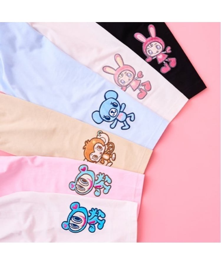 ポンポネットジュニア(pom ponette junior)のミントくん 袖アップリケTシャツ16