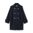 ポンポネットジュニア(pom ponette junior)のロング丈ダッフルコート ネイビー(094)