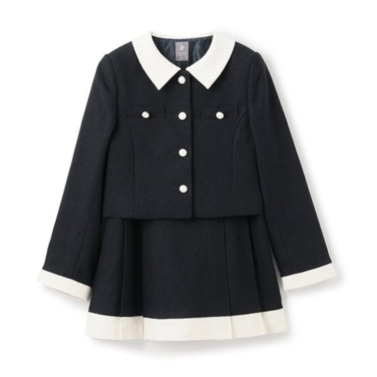 ポンポネットジュニア(pom ponette junior)の*ツイードジャケットセットアップ アンサンブル