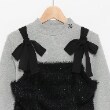 ポンポネットジュニア(pom ponette junior)のシャギーキャミ＋テレコトップスセット3