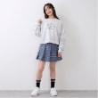 ポンポネットジュニア(pom ponette junior)のチェーン付きプリーツラップキュロット ブルー(091)