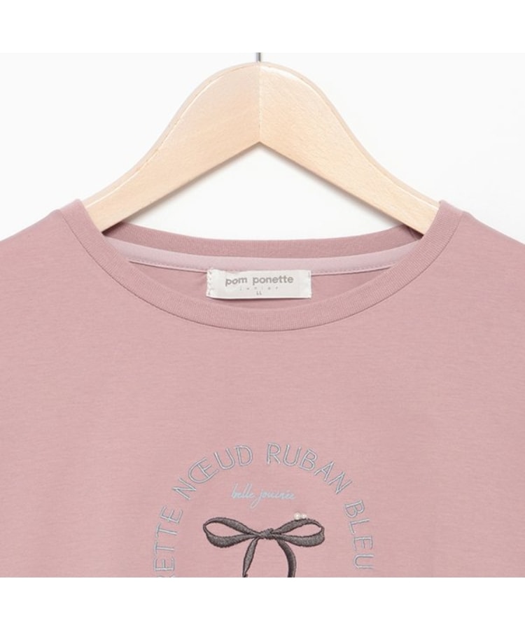 ポンポネットジュニア(pom ponette junior)のリボンモチーフTシャツ2