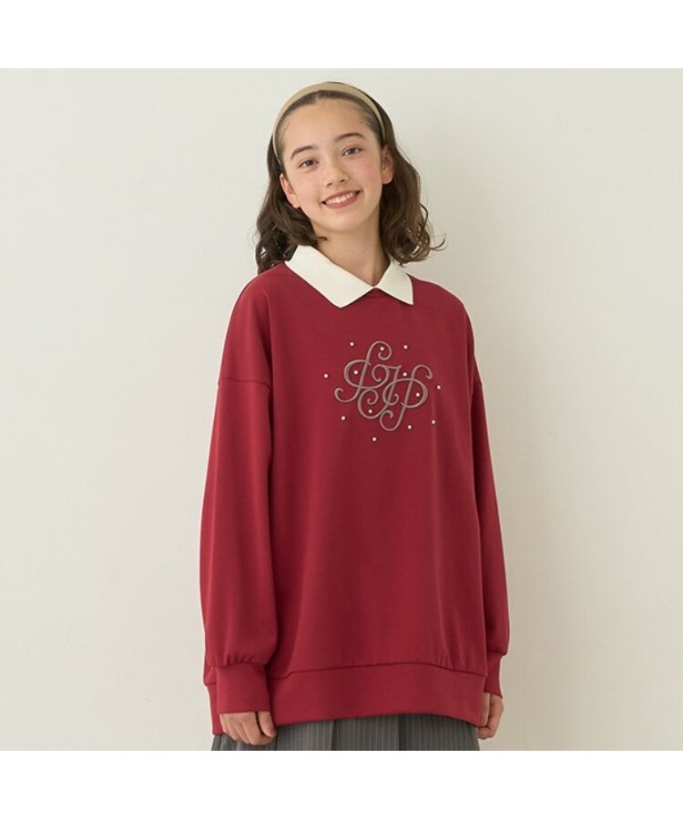 ポンポネットジュニア(pom ponette junior)の衿つきチュニック3