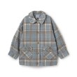ポンポネットジュニア(pom ponette junior)のチェックコクーンコート8