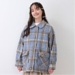ポンポネットジュニア(pom ponette junior)のチェックコクーンコート14