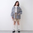 ポンポネットジュニア(pom ponette junior)のチェックコクーンコート18