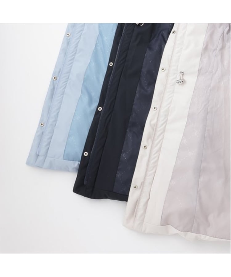 ポンポネットジュニア(pom ponette junior)の【はっ水・家庭洗濯可】Aラインダウンコート12