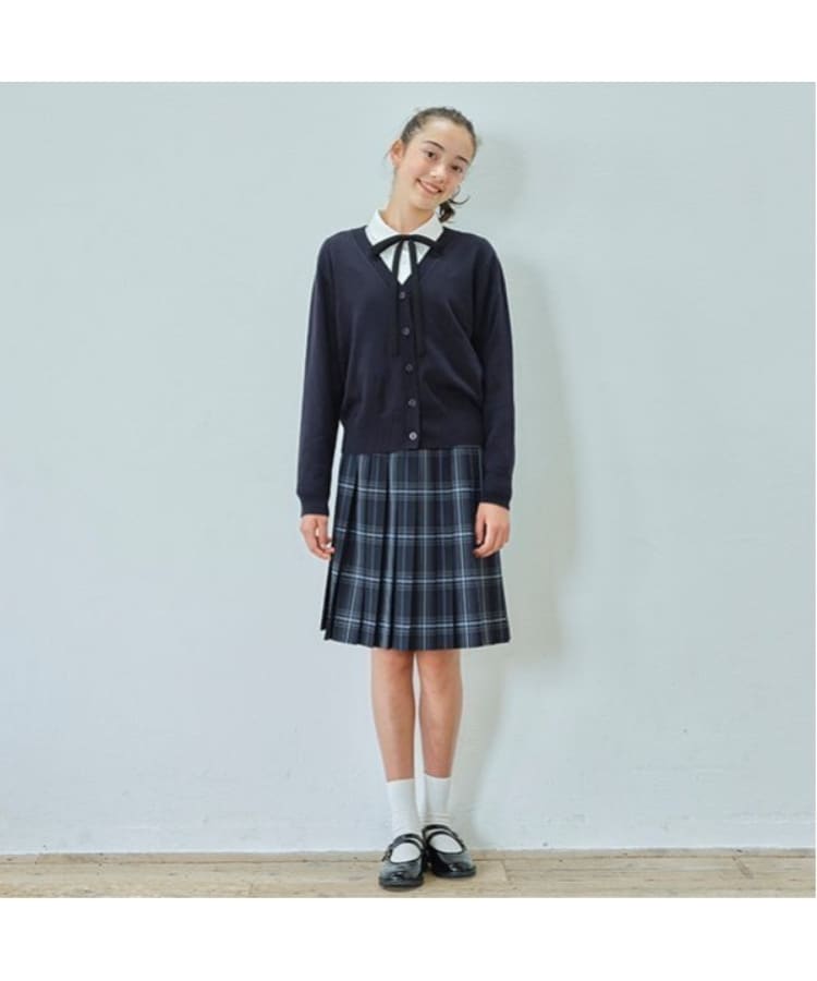 ポンポネットジュニア(pom ponette junior)の*Vネックウールカーディガン2