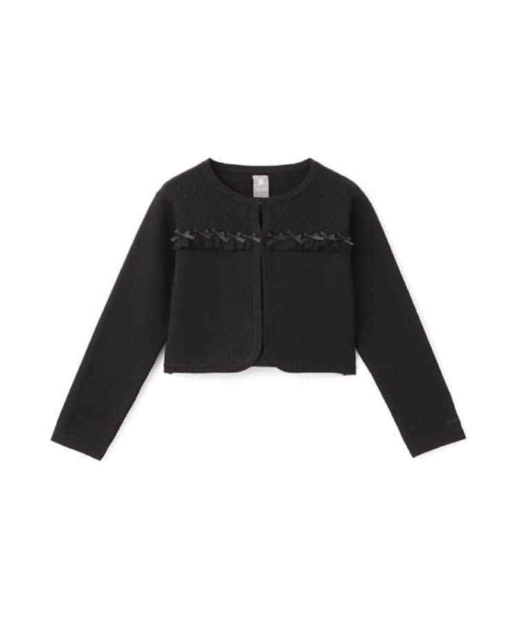 ポンポネットジュニア(pom ponette junior)の*リボンニットジャケット8