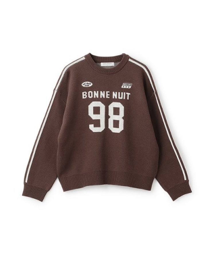 ポンポネットジュニア(pom ponette junior)のナンバリングジャガードニット9
