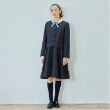 ポンポネットジュニア(pom ponette junior)の*サキソニ‐ウール白襟ワンピース12