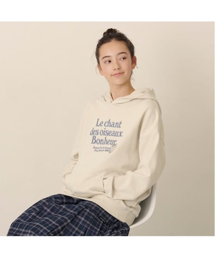 ポンポネットジュニア(pom ponette junior)の【GOOD PRICE】クシュっと袖レタリング裏毛パーカ17