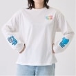 ポンポネットジュニア(pom ponette junior)のナカムラくん 袖アップリケTシャツ ホワイト(001)