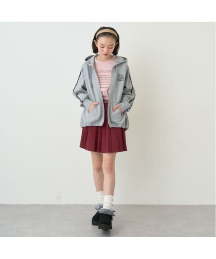 ポンポネットジュニア(pom ponette junior)のダンボールZIPパーカ3