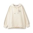 ポンポネットジュニア(pom ponette junior)のダンボールZIPパーカ オフホワイト(003)