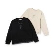ポンポネットジュニア(pom ponette junior)のネックレスロゴトップス11