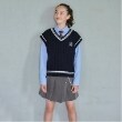 ポンポネットジュニア(pom ponette junior)の*ラインニットベスト1