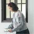 ポンポネットジュニア(pom ponette junior)のアーガイルシャギーカーディガンTシャツセット18