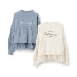 ポンポネットジュニア(pom ponette junior)の2WAYヘムチュールモールニット8