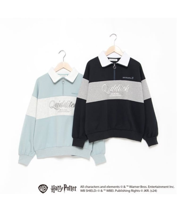 ポンポネットジュニア(pom ponette junior)の【Harry Potter】ハーフジップトップス10