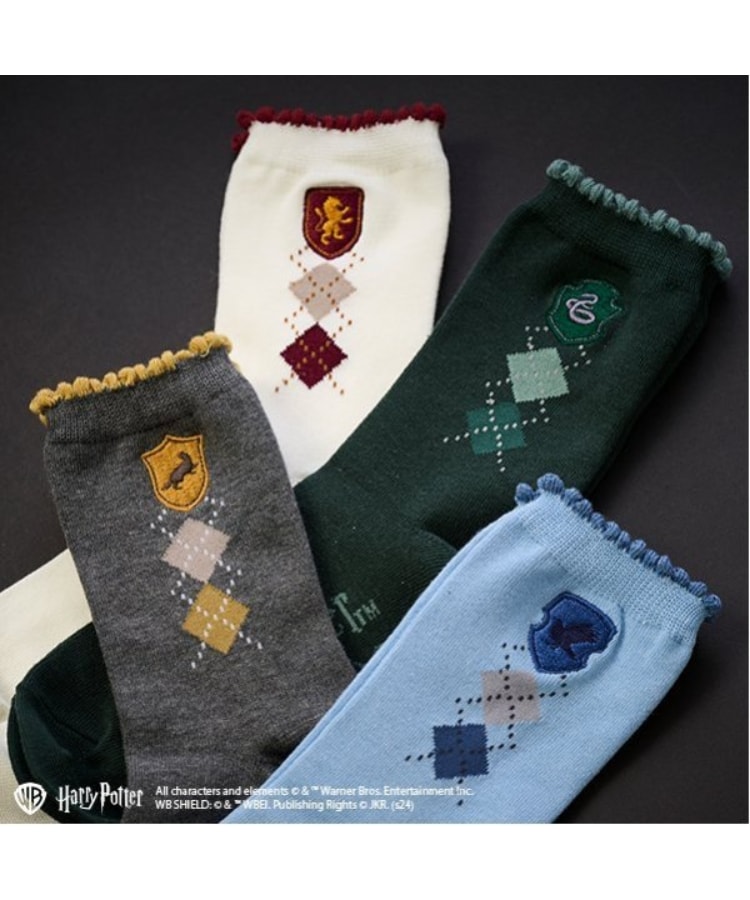 ポンポネットジュニア(pom ponette junior)の【Harry Potter】アーガイルクルーソックス7
