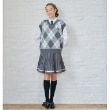 ポンポネットジュニア(pom ponette junior)の*アーガイルニットベスト2