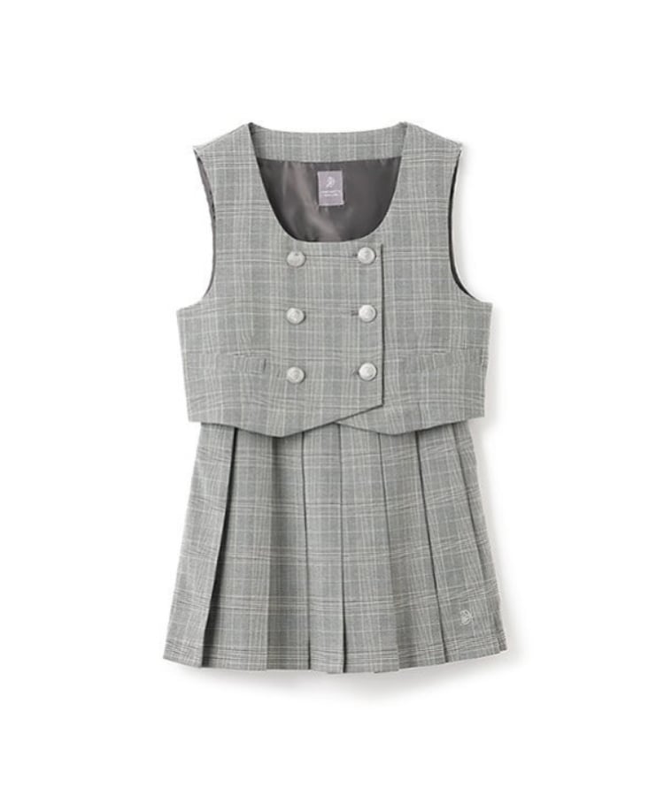 ポンポネットジュニア(pom ponette junior)の*ベスト×プリーツスカパンセットアップ8