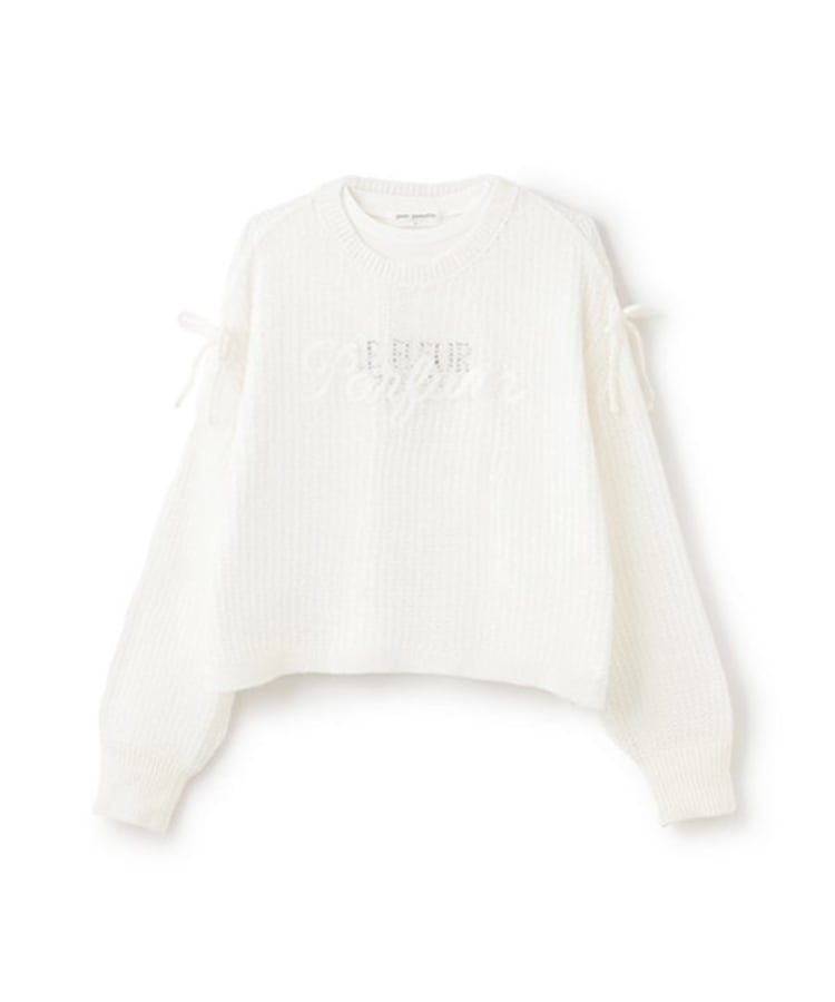ポンポネットジュニア(pom ponette junior)のメッシュ編みニット＋ロンTセット11