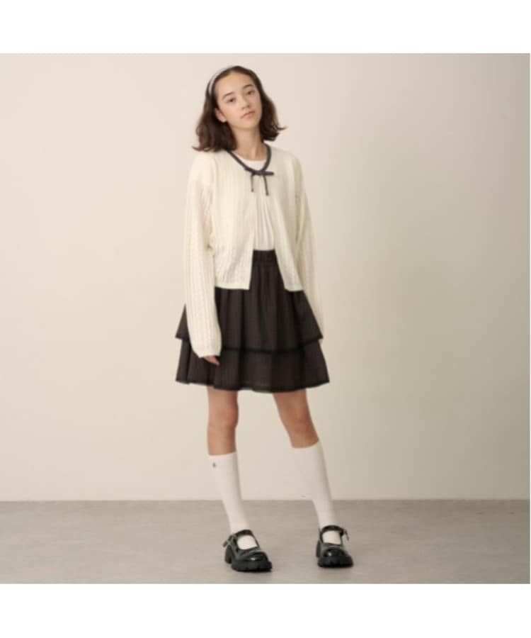 ポンポネットジュニア(pom ponette junior)のティアードフリルスカパン8