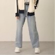 ポンポネットジュニア(pom ponette junior)の【ニコ☆プチ掲載】ハートベルト付きウォッシュドデニムパンツ ブルー(192)