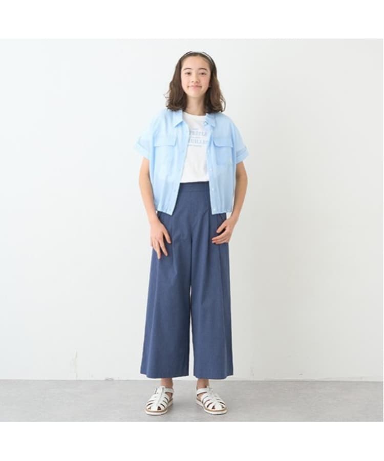 ポンポネットジュニア(pom ponette junior)のサス付きワイドパンツ15