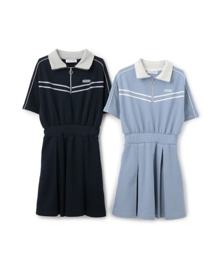 ポンポネットジュニア(pom ponette junior)のハーフZIPカットワンピース3