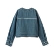 ポンポネットジュニア(pom ponette junior)のノーカラーデニムジャケット9