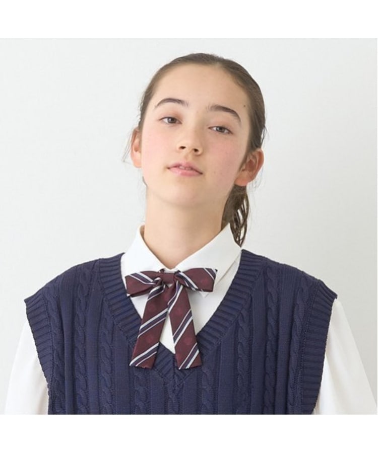ポンポネットジュニア(pom ponette junior)の*ストライプスクールリボン10