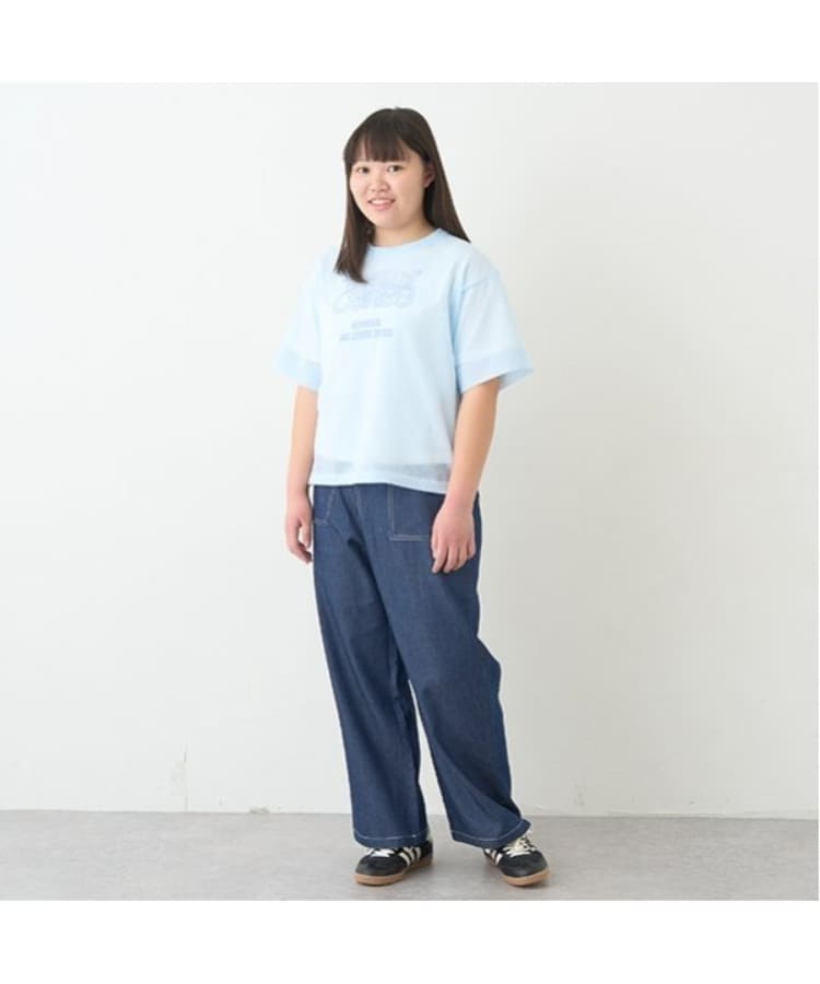 ポンポネットジュニア(pom ponette junior)の【＋SIZE】【GOOD PRICE】ワイドパンツ20