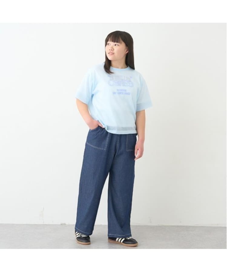 ポンポネットジュニア(pom ponette junior)の【＋SIZE】【GOOD PRICE】ワイドパンツ28