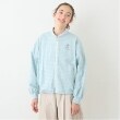 ポンポネットジュニア(pom ponette junior)の【UVカット】シアーボーダージップパーカ1