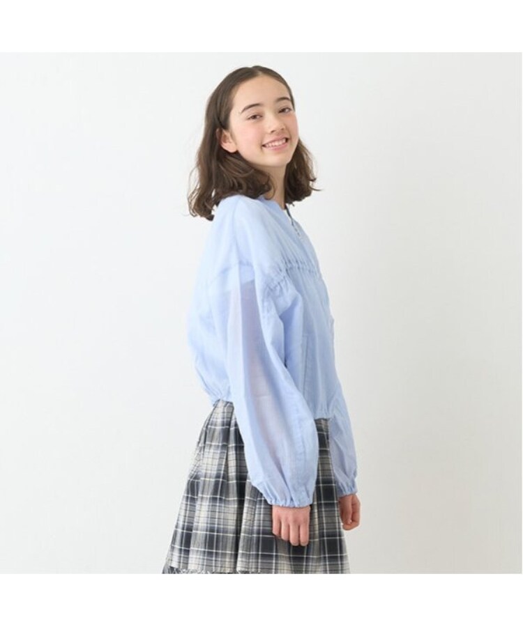 ポンポネットジュニア(pom ponette junior)の【UVカット加工】シアーZIPブルゾン4